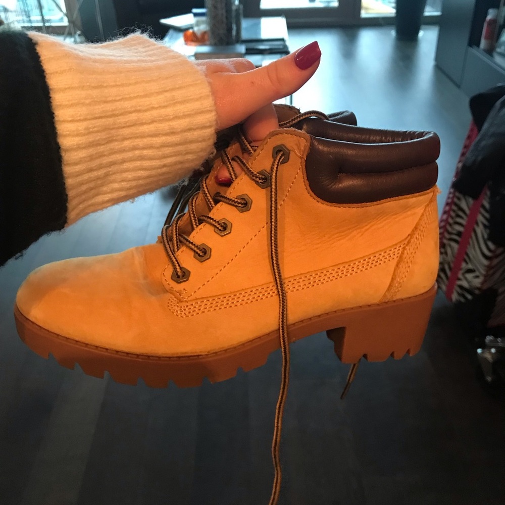 ALDO timberland style work boots